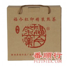 2008年1000克红印精装熟茶