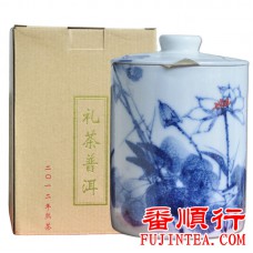 2012年福今500克礼茶普洱（熟茶）